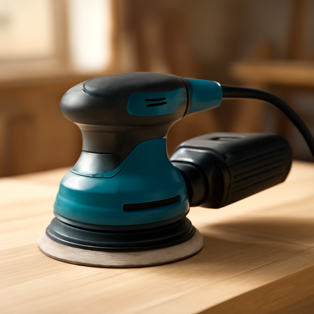 Ponceuse excentrique : le guide pour choisir l'outil idéal – Utilisation au jardin (IA)