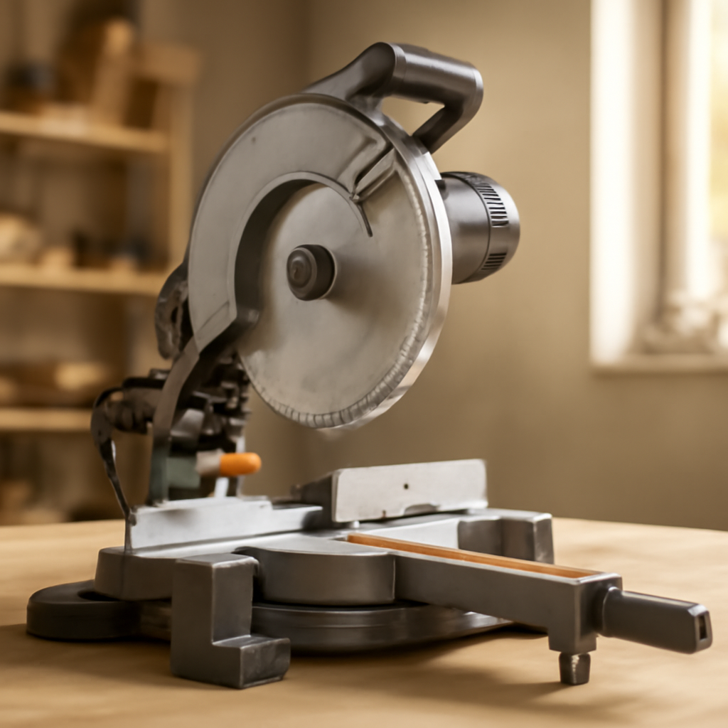 Guide d'achat : scie à onglet radiale pour vos projets – Utilisation au jardin (IA)